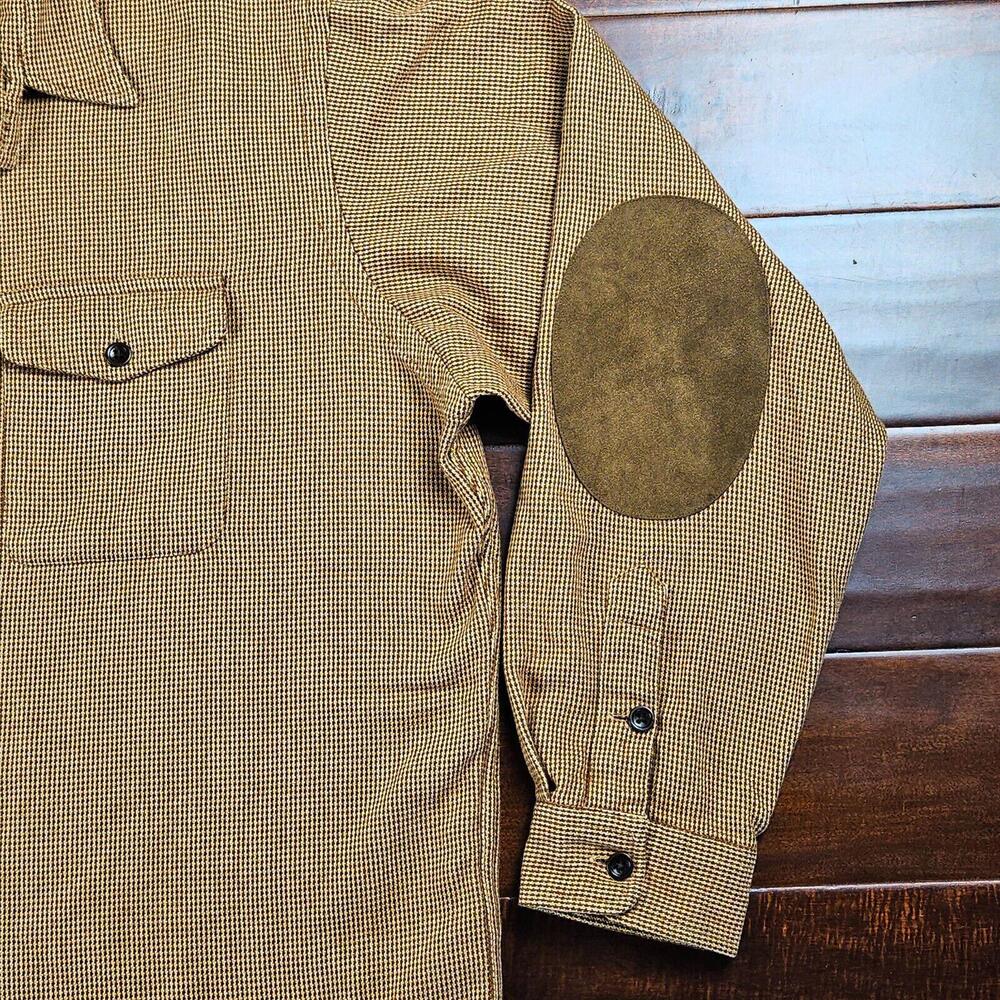 Vintage Polo by Ralph Lauren Bowen Flannel Suede Elbow Patches Men's XL - Picture 3 of 10